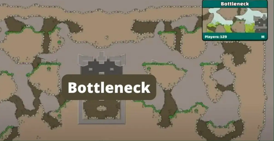 Mini Militia maps of bottleneck
