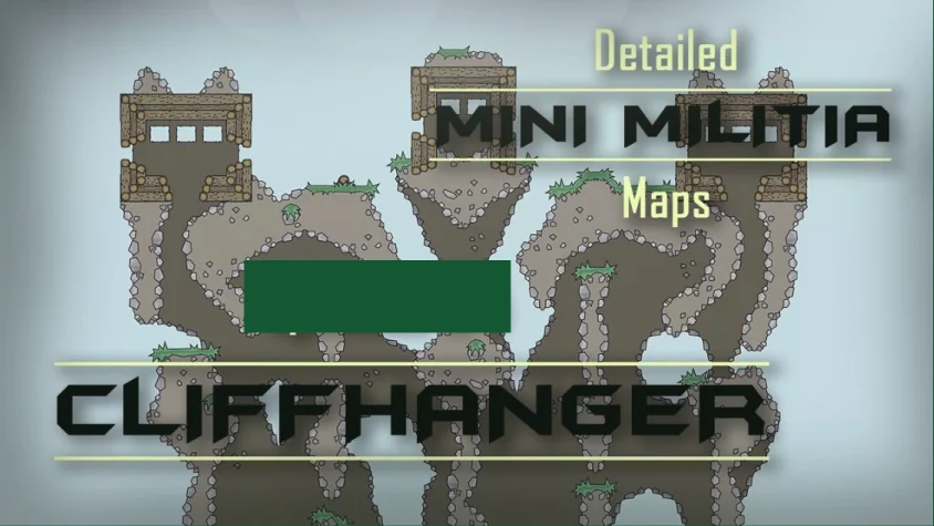 Mini Militia Cliff hanger map