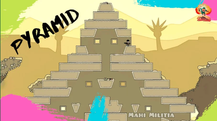 Mini Militia Pyramid Map